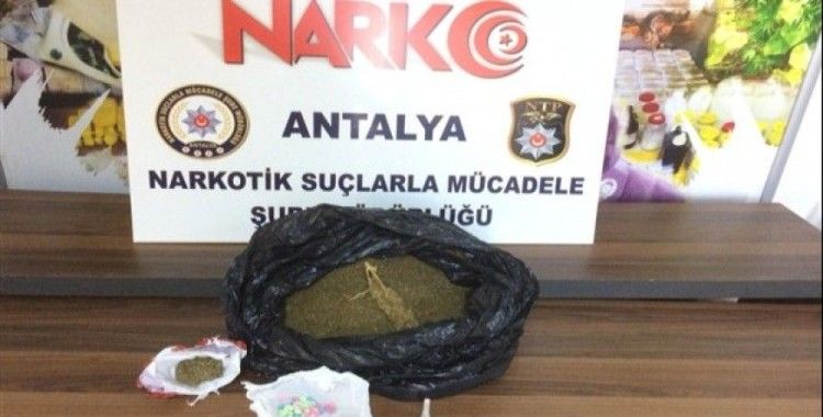 Antalya'da uyuşturucu operasyonu, 2 tutuklama