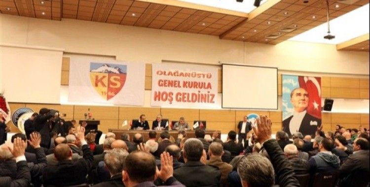 Kayserispor'da Erol Bedir yeniden başkan seçildi