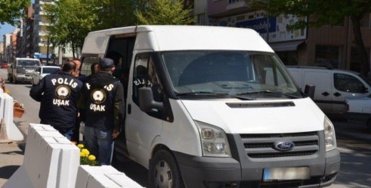 Uşak'ta yakalanan 63 şahıstan 22'si tutuklandı