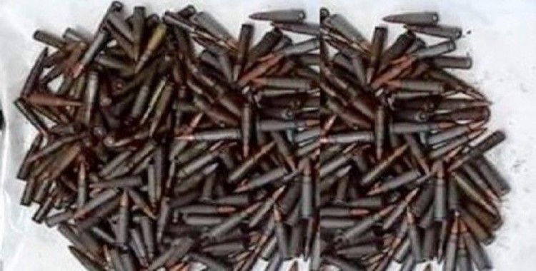 Elazığ'da 250 adet M16 mermisi bulundu