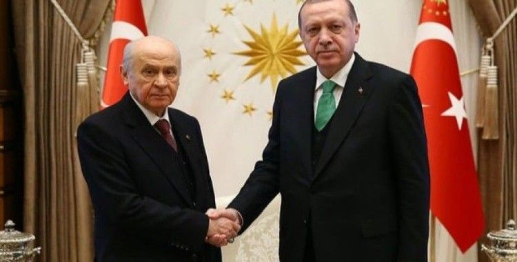 Erdoğan, Bahçeli görüştü