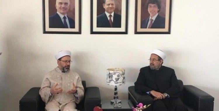 Diyanet İşleri Başkanı Erbaş Ürdün’de