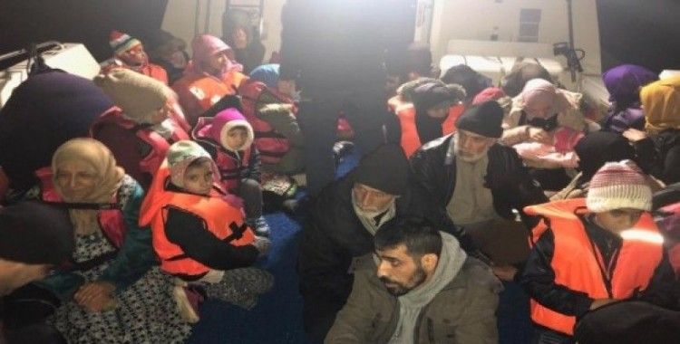 Didim'de 114 kaçak göçmen yakalandı
