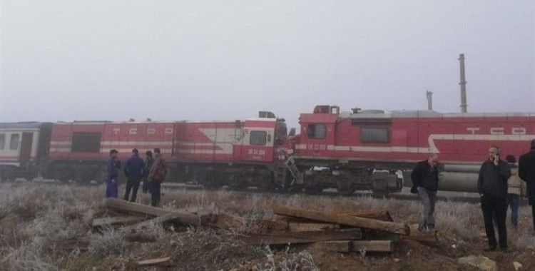 Sivas'ta tren kazası, 15 yaralı