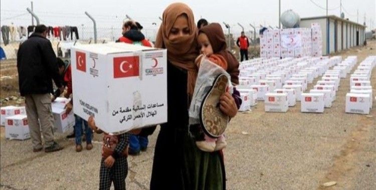 ​Türk Kızılayı'ndan Iraklı selzedelere yardım