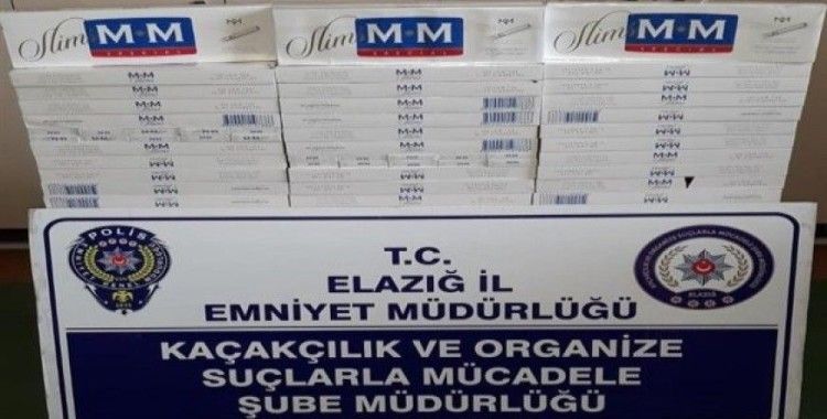 Elazığ'da 400 paket kaçak sigara ele geçirildi