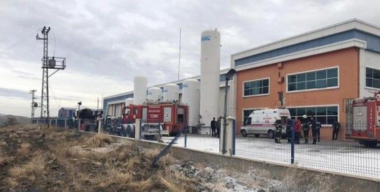 Kırıkkale'de gaz dolumu yapılan tankerde patlamaı