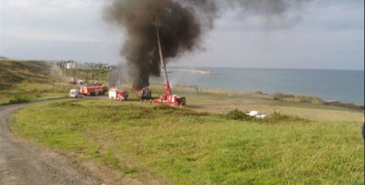 Trabzon Havalimanı'nda yangın söndürme tatbikatı yapıldı