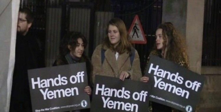 Londra'da Suudi Arabistan protestosu