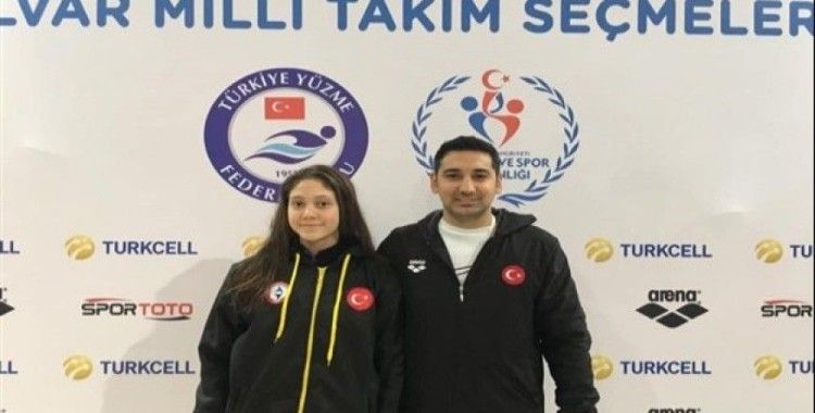 Eskişehirli genç yüzücü Türkiye rekoru kırdı
