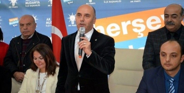 Mudanya AK Parti İlçe Başkanı istifa etti