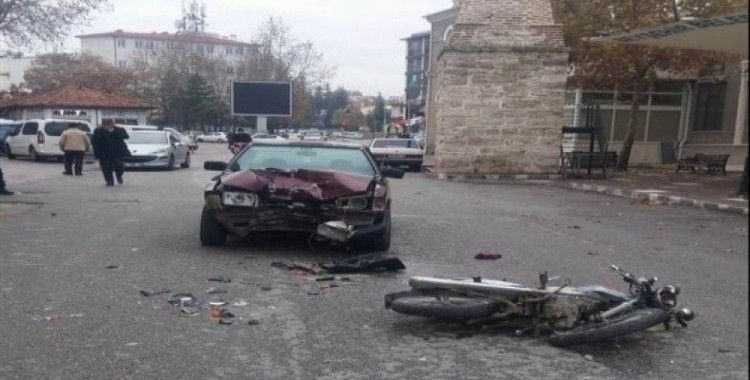 Beyşehir'de trafik kazası, 1 yaralı