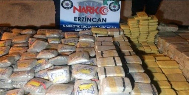 Erzincan'da yaklaşık 1 ton eroin ele geçirildi