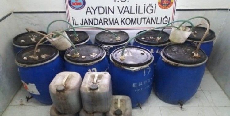 Aydın'da 1174 litre kaçak içki ele geçirildi