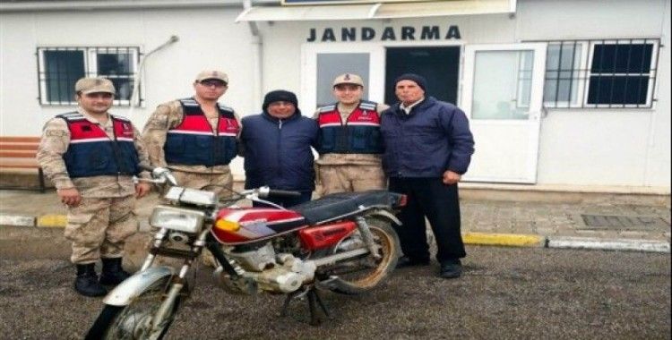 Gaziantep'ten çalınan motosiklet Kilis'te yakalandı