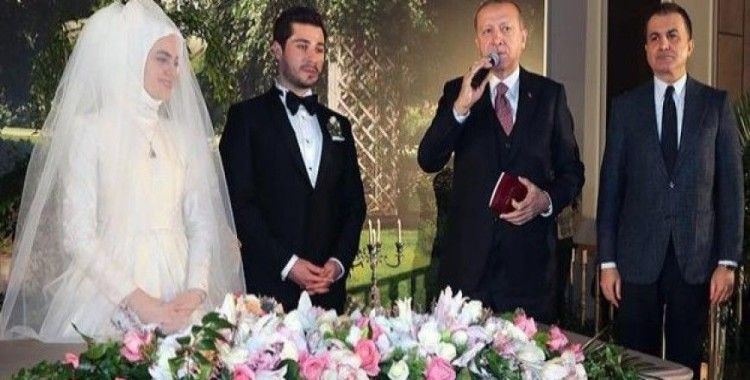 ​Cumhurbaşkanı Erdoğan nikah şahidi oldu
