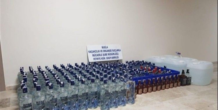 Fethiye'de yeni yıl öncesi sahte içki operasyonu