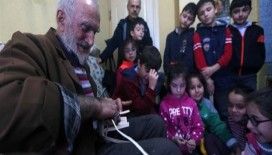 Sepetçi Ömer dede öğrencilerle buluştu