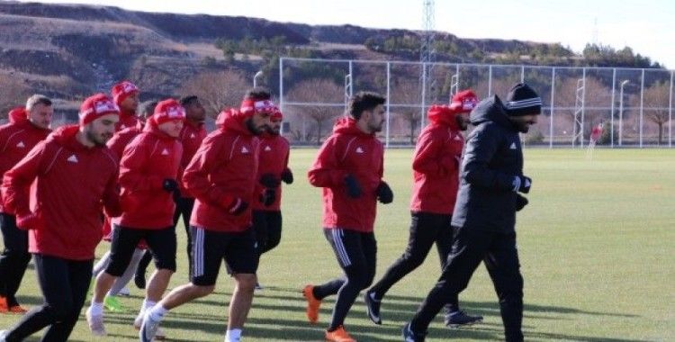 Sivasspor, Ankaragücü maçı hazırlıklarını sürdürdü