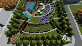 Midyat Kent Park çalışmaları başladı