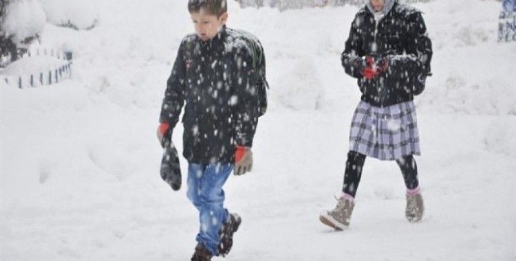 Çorum'daki okullara kar tatili