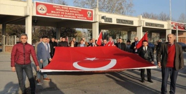 Kayseri'de Bombalı Saldırıda Şehit Olan 15 Asker, Erciyes Üniversitesi Tarafından Anıldı