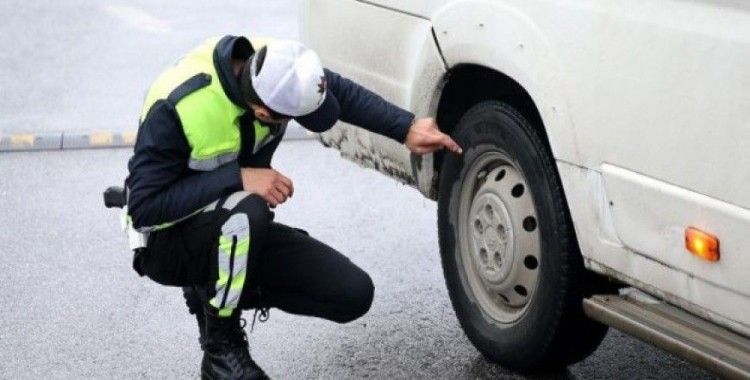 Kış lastiği takmayan 2 bin 551 sürücüye ceza