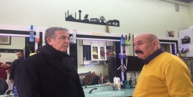 Mansur Yavaş, Ankara Kalesi esnafını ziyaret etti