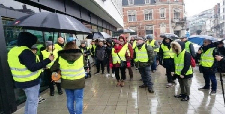 Belçika'da Sarı Yeleklilerin eylemi sessiz geçti