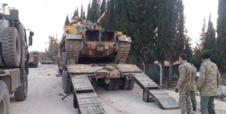 Hatay sınırına askeri tank sevkiyatı