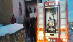 Başkale'de tandır evi yangını