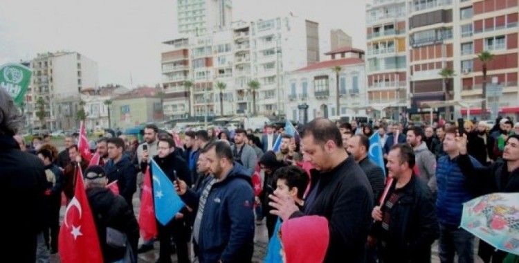 Çin’in Doğu Türkistan’da uyguladığı zulme İzmir’den tepki yağdı