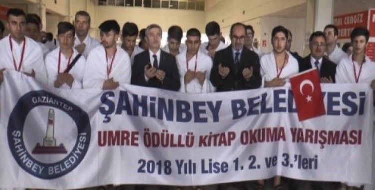 Şahinbey belediyesi 164 lise öğrencisini Umreye gönderdi