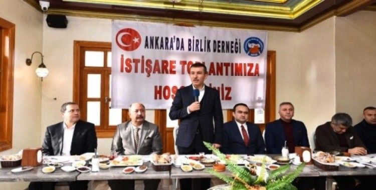 Ankara’ da Birlik Derneğinden Cumhur İttifakı’na destek
