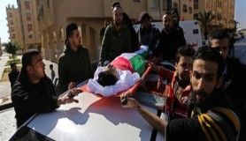 İsrail askerleri tarafından şehit edilen Filistinli çocuk Şelebi'nin cenazesi 