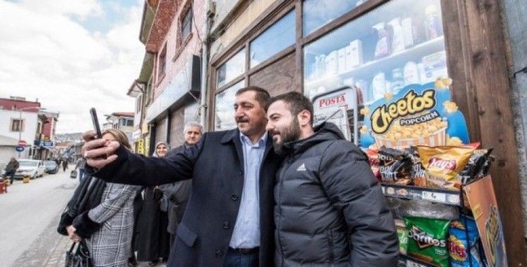 MHP Kastamonu Belediye Başkan Adayı Galip Vidinlioğlu ziyaretlerini sürdürüyor