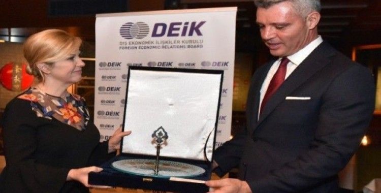 DEİK, Hırvatistan Cumhurbaşkanı Kitarovic’i ağırladı