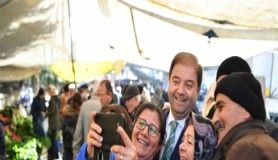 Maltepe Pazarı'nda Başkan Kılıç'a sevgi seli