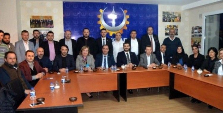 DSP Büyükçekmece Belediye Başkan adayı Şahbaz’dan iş adamlarına ziyaret