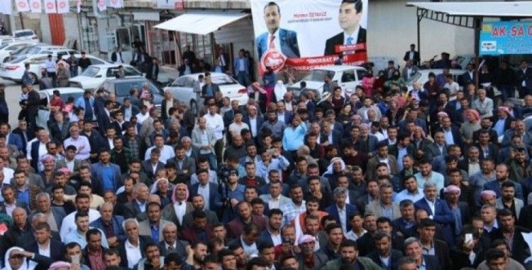 Demokrat Parti Genel Başkanı Gültekin Uysal Harran’da halka seslendi
