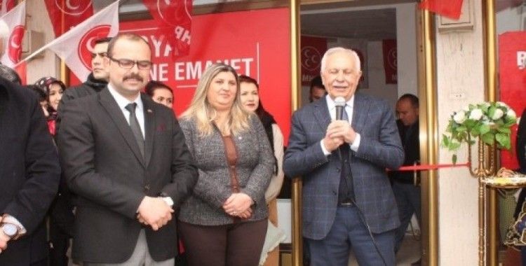 MHP Teşkilatı Tosya’da seçim bürosu açtı