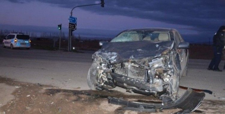 Elbistan’da trafik kazası: 1 yaralı