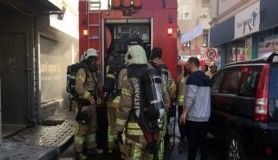 Kağıthane'de spor salonunda yangın paniği