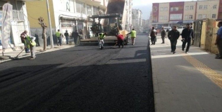 Bismil’de sıcak asfalt çalışmalarına başlandı