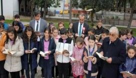 Bafra’da "100. Yıl Anısına 100 noktada 100’er öğrenci ile Kitap Okuyoruz" etkinliği