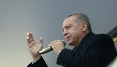 Cumhurbaşkanı Erdoğan, Pendik'te konuşma yaptı