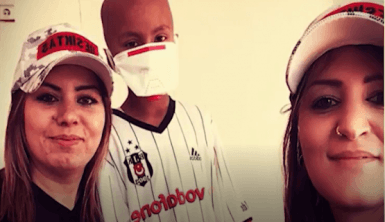 Kanser hastası olan 7 yaşındaki Beşiktaş'lı Ali'ye BESİAD desteği