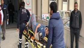 İnşaat iskelesi çöktü, 2 yaralı