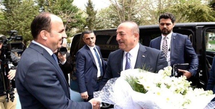 Dışişleri Bakanı Çavuşoğlu'ndan büyükşehire ziyaret