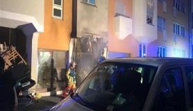 Almanya'da Türklerin oturduğu binada yangın